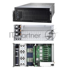 Серверная платформа B7109F77DV10E4HR-2T-N Dual socket Xeon Scalable Processor Family 24 DIMM slots supporting up to 3TB DDR4 RAM (8) Double-wide PCIe x16 slots for GPU card deployment LAN and internal storage mezzanine slots (14) Hot-swappable 2.5