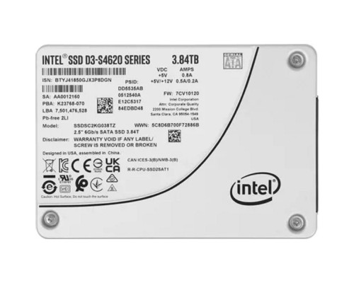 [накопитель] Накопитель SSD INTEL D3-S4620 3.8Tb 2.5