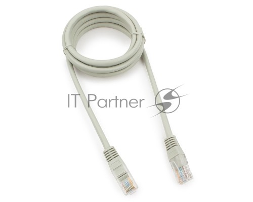 Патч-корд медный UTP Cablexpert PP10-1.5M кат.5e, 1.5м, литой, многожильный (серый) Патч-корд медный UTP Cablexpert PP10-1.5M кат.5e, 1.5м, литой, многожильный (серый)