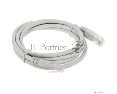 Патч-корд медный UTP Cablexpert PP10-1.5M кат.5e, 1.5м, литой, многожильный (серый) Патч-корд медный UTP Cablexpert PP10-1.5M кат.5e, 1.5м, литой, многожильный (серый)