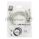 Патч-корд медный UTP Cablexpert PP10-1.5M кат.5e, 1.5м, литой, многожильный (серый)