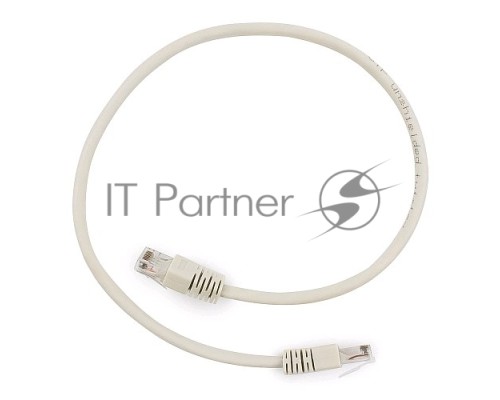 Патч-корд UTP Cablexpert кат.6, 5м, литой, многожильный (серый)