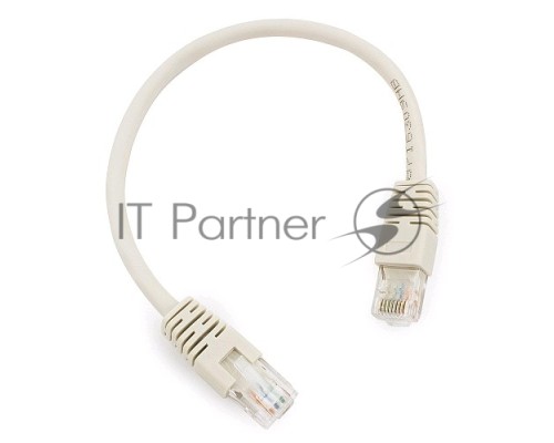 Патч-корд UTP Cablexpert кат.6, 0.25м, литой, многожильный (серый)