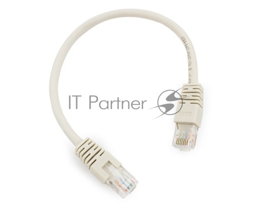 Патч-корд UTP Cablexpert кат.6, 0.25м, литой, многожильный (серый)