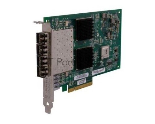 Контроллер QLogic QLE2564L-CK, 8Gb Quad Port FC HBA, x8 PCIe, SR LC multi-mode optic, low profile