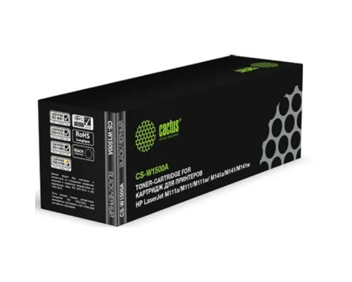 [расходные материалы] Картридж лазерный Cactus CS-W1500A W1500A черный (975стр.) для HP LaserJet M111a/M111w/MFP M141a/M141W