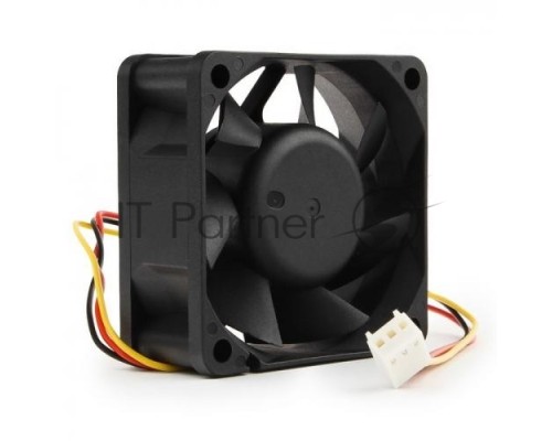 Вентилятор Gembird D6025SM-3 60x60x25, втулка, 3 pin, провод 25 см , OEM {100}