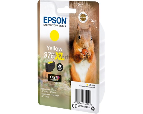 Картридж струйный Epson C13T37944020 378XL желтый (830 стр.) для Epson Expression HD XP-15000