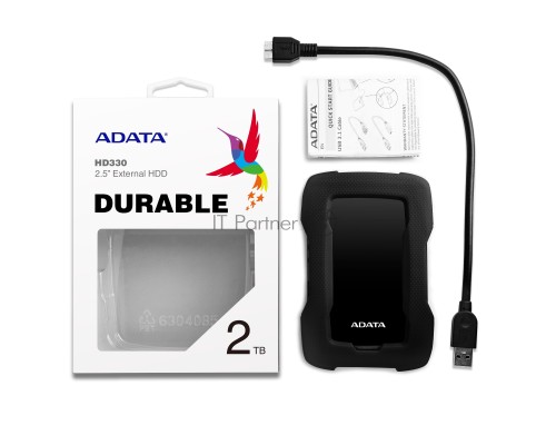 Внешний жесткий диск  1TB ADATA HD330, 2,5