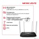 Беспроводный маршрутизатор Mercusys AC12, Dual Band, (867Мбит/с на 5 ГГц + 300Мбит/с на 2,4 ГГц)  4 порта 100 Мбит/с, 4 фиксированных антенны