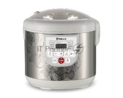 Мультиварка Sakura SA-7753W 5 л, 800 Вт, функция 