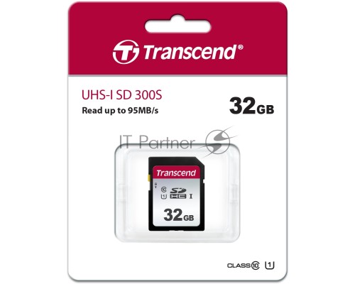 Флеш карта SD 32GB Transcend SDHC UHS-I U1