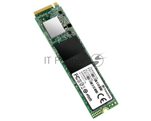 Накопитель SSD 256GB Transcend MTE110S, 3D TLC NAND, M.2 2280,PCIe Gen3x4, DRAM-less