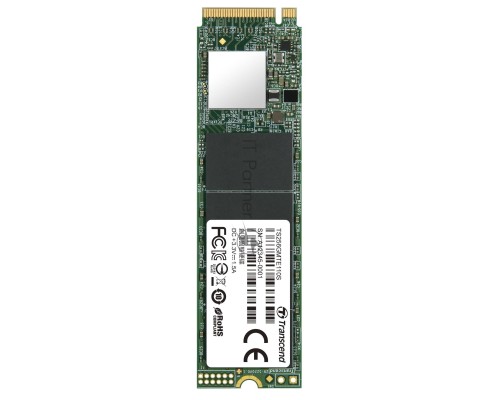 Накопитель SSD 256GB Transcend MTE110S, 3D TLC NAND, M.2 2280,PCIe Gen3x4, DRAM-less