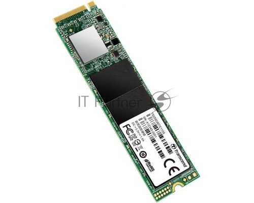 Накопитель SSD 256GB Transcend MTE110S, 3D TLC NAND, M.2 2280,PCIe Gen3x4, DRAM-less