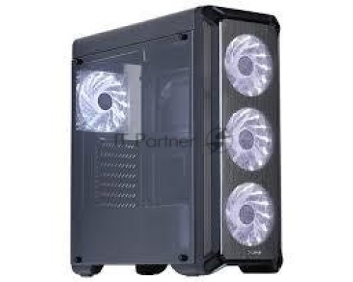Компьютерный корпус Zalman i3 edge черный без БП ATX 3x120mm 2xUSB2.0 1xUSB3.0 audio bott PSU