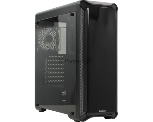 Компьютерный корпус Zalman i3 edge черный без БП ATX 3x120mm 2xUSB2.0 1xUSB3.0 audio bott PSU