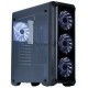 Компьютерный корпус Zalman i3 edge черный без БП ATX 3x120mm 2xUSB2.0 1xUSB3.0 audio bott PSU