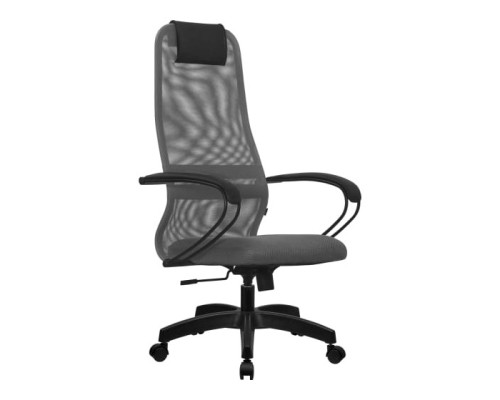 [Офисные кресла] Кресло SU-B-8/подл.130/осн.001 (Светло-серый/Светло-серый) [z312454475]