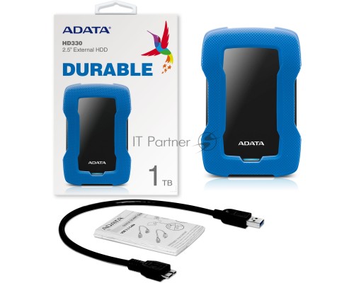 Внешний жесткий диск 1TB ADATA HD330, 2,5