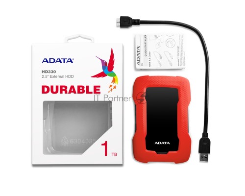 Внешний жесткий диск 1TB ADATA HD330, 2,5
