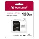 Флеш карта Transcend Micro SecureDigital 128Gb MicroSDXC Class 10 UHS-I U3, SD adapter}(TS128GUSD300S-A)