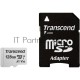 Флеш карта Transcend Micro SecureDigital 128Gb MicroSDXC Class 10 UHS-I U3, SD adapter}(TS128GUSD300S-A)