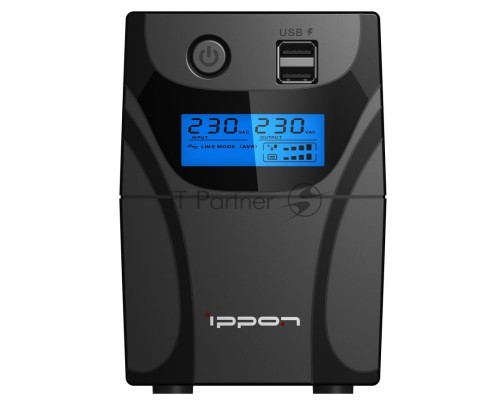 Источник бесперебойного питания Ippon Back Power Pro II Euro 650 360Вт 650ВА черный