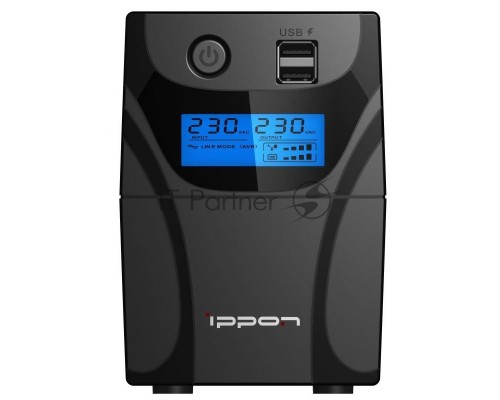 Источник бесперебойного питания Ippon Back Power Pro II Euro 650 360Вт 650ВА черный