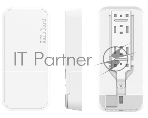 Точка доступа MikroTik RBwAPG-60ad-A wAP 60G AP with Phase array 60 degree 60GHz antenna, 802.11ad wireless, 716MHz CPU, 256MB RAM, lx Gigabit LAN, PO 