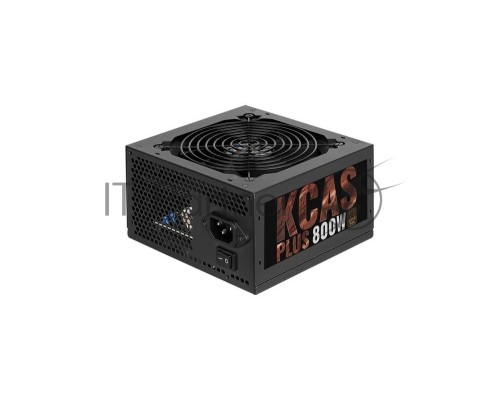 Блок питания Aerocool, KCAS-800W, 800Вт, PLUS 80 PLUS bronze, 120мм, черный