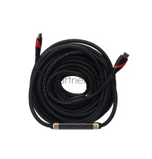 Кабель HDMI 19M/M ver. 2.0, 2 фильтра, с усилителем , 20m VCOM <CG525D-R-20.0>    