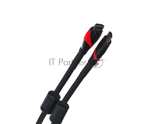 Кабель HDMI 19M/M ver. 2.0, 2 фильтра, с усилителем , 20m VCOM <CG525D-R-20.0>    
