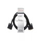 Кабель DVI-D--DVI-D Dual link 25M/25M, экран, феррит.кольца, 1.8м Telecom <TCG441D-1.8M>
