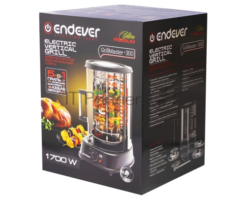 Электрический вертикальный гриль Endever Grillmaster 300