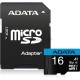 Флеш карта microSD 16GB ADATA microSDHC Class 10 UHS-I A1 100/10 MB/s (SD адаптер)