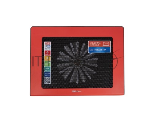 Подставка для ноутбука STM IP25 Red STM Laptop Cooling IP25 Red (17,3