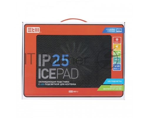 Подставка для ноутбука STM IP25 Red STM Laptop Cooling IP25 Red (17,3