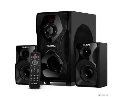 Акустическая система   SVEN AC MS-2055, черный (55Вт, FM-тюнер, USB/SD, дисплей, ПДУ, Bluetooth)