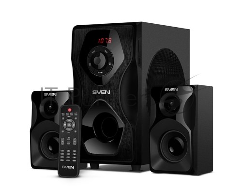 Акустическая система   SVEN AC MS-2055, черный (55Вт, FM-тюнер, USB/SD, дисплей, ПДУ, Bluetooth)