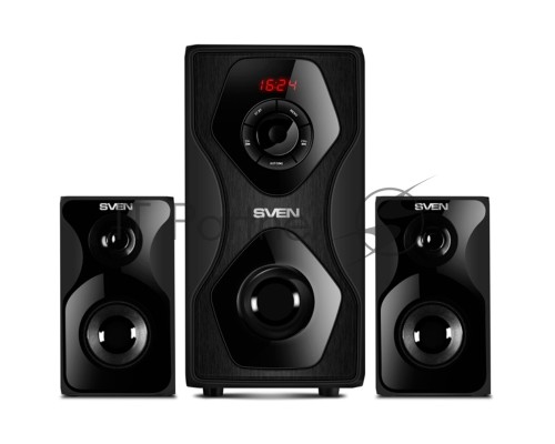 Акустическая система   SVEN AC MS-2055, черный (55Вт, FM-тюнер, USB/SD, дисплей, ПДУ, Bluetooth)