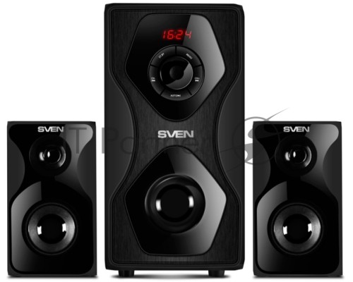 Акустическая система   SVEN AC MS-2055, черный (55Вт, FM-тюнер, USB/SD, дисплей, ПДУ, Bluetooth)