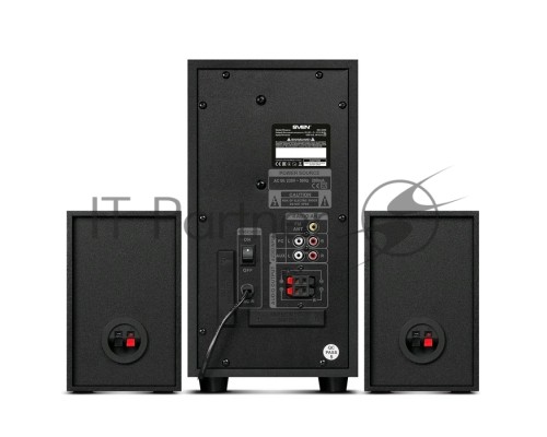 Акустическая система   SVEN AC MS-2055, черный (55Вт, FM-тюнер, USB/SD, дисплей, ПДУ, Bluetooth)