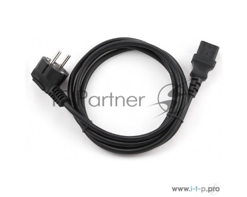 Кабель питания Cablexpert PC-186-1-3M, 3м, Schuko- C13, 3x1кв.мм, черный, с заземлением, пакет Кабель питания Cablexpert PC-186-1-3M, 3м, Schuko- C13, 3x1кв.мм, черный, с заземлением, пакет