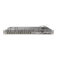 Маршрутизатор MikroTik RouterBOARD 1100Dx4 with Annapurna Alpine AL21400 Cortex A15 CPU (4-cores, 1.4GHz per core), 1GB RAM, 13xGbit LAN, 60GB M.2 drive, RouterOS L6, 1U rackmount case, Dual PSU