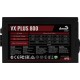 Блок питания Aerocool, VX PLUS 800, 800DВт, 120мм, черный