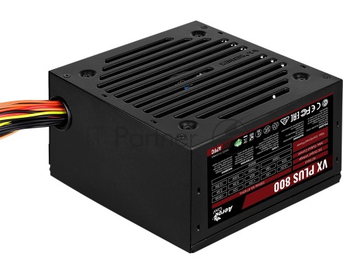 Блок питания Aerocool, VX PLUS 800, 800DВт, 120мм, черный