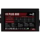 Блок питания Aerocool, VX PLUS 800, 800DВт, 120мм, черный