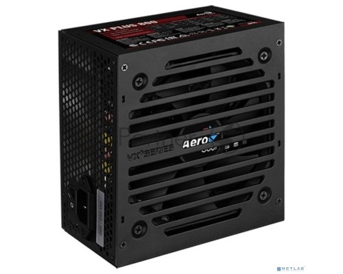 Блок питания Aerocool, VX PLUS 800, 800DВт, 120мм, черный