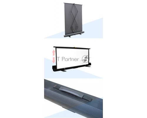Экран 203x114см Floor Stand Screen 16:9 портативный напольный рулонный черный 92'